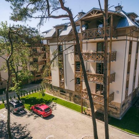 Ferienwohnung Sosnowe Tarasy Großmöllen Exterior foto