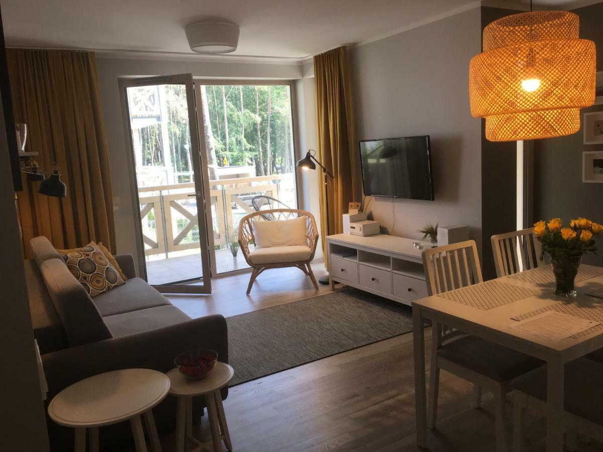 Ferienwohnung Sosnowe Tarasy Großmöllen Exterior foto